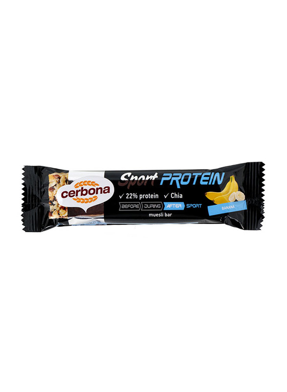 

Cerbona Sport Protein Banana Muesli Bar, 35g
