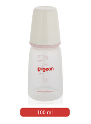 Pigeon Baby Feeding Glass Bottle 100ml, Clear