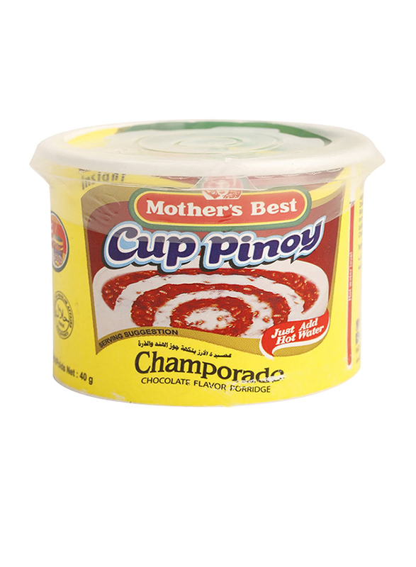 

Mothers Best Cup Pinoy Champorado with Chocolate Flavor Porridge, 1 Piece x 40g