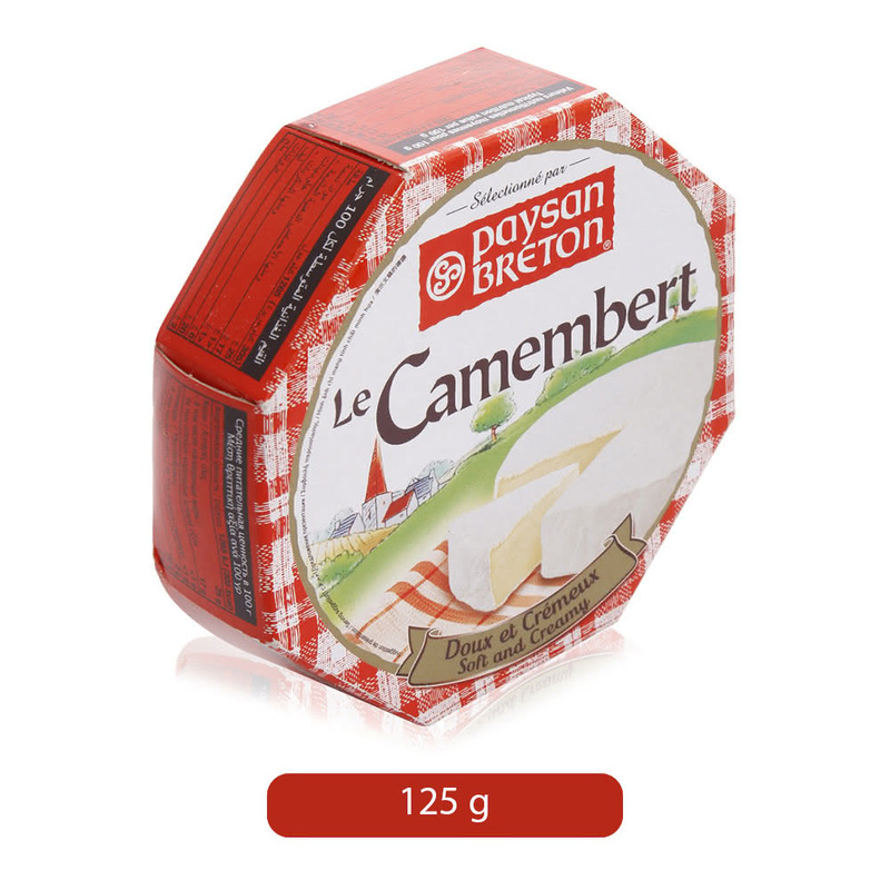 Paysan Breton Le Camembert Soft & Creamy Cheese, 125 g