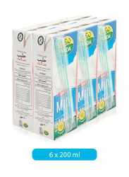 Nada Low Fat Long Life Milk - 6 x 200ml