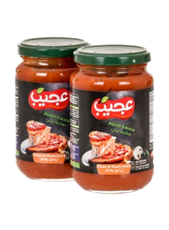 

Ajeeb Pizza Sauce Olive & Mushroom, 2 Pieces x 360g