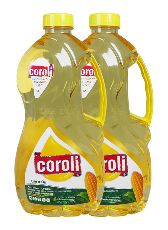 

Coroli Corn Cooking Oil, 2 Bottles x 1.8 Liter