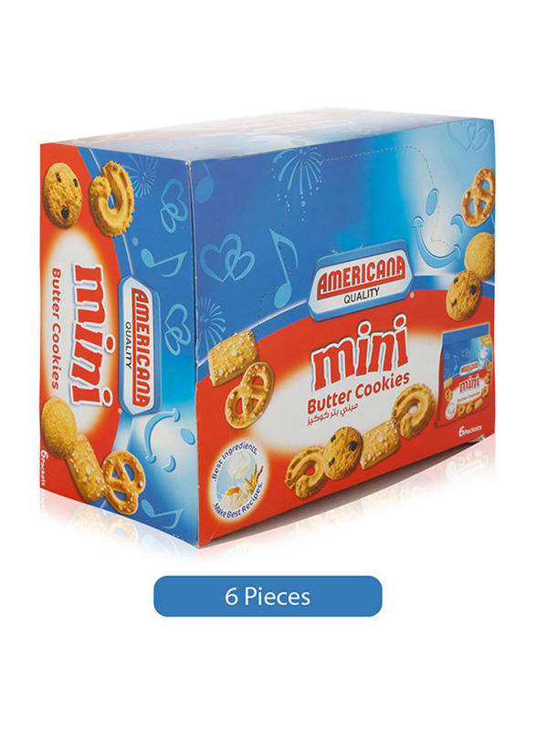 

Americana Quality Mini Butter Cookies, 6 Packs, 260g
