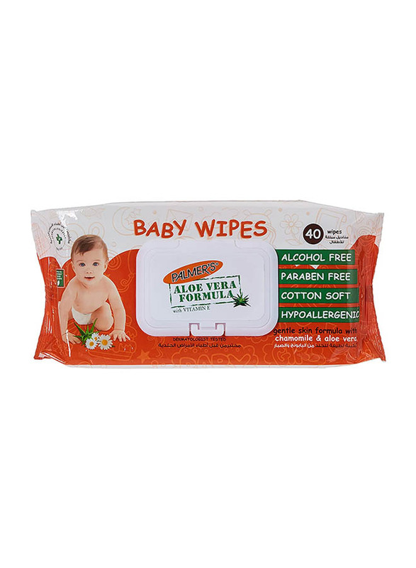 

Palmers 40 Wipes Aloe Vera with Vitamin E for Babies