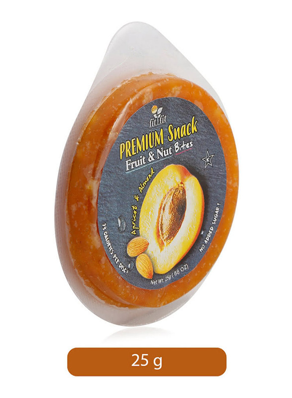 

Fit Fit Apricot & Almond Fruit & Nut Bite, 25g