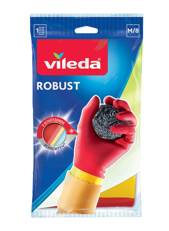 

Vileda Triple Protection Gloves, Medium, 1 Pair