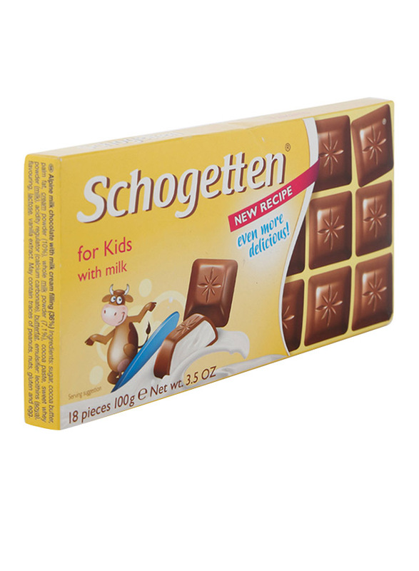 

Schogetten with Milk Chocolate Bar for Kids, 1 Piece x 100g