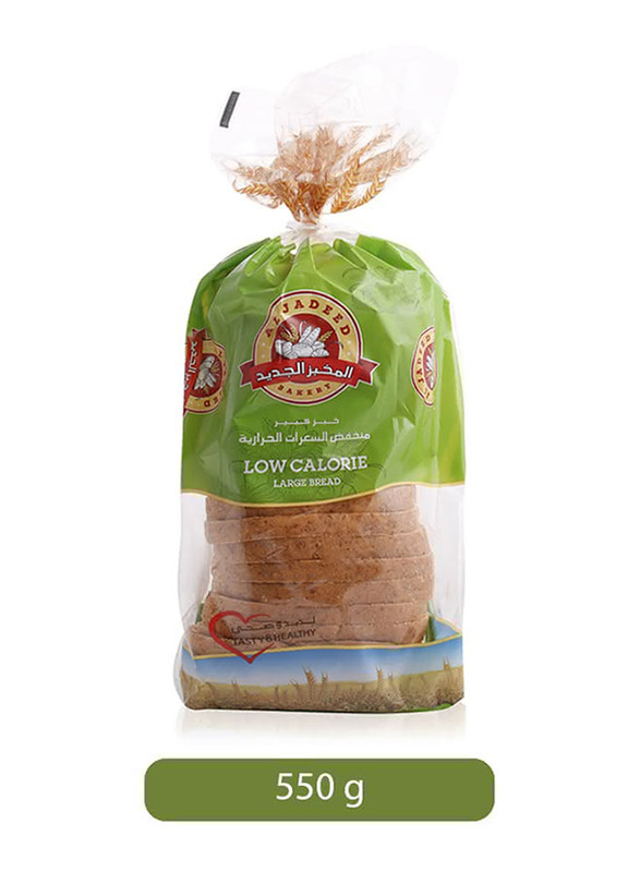 

Al Jadeed Low Calorie Sliced Bread, Large, 500g