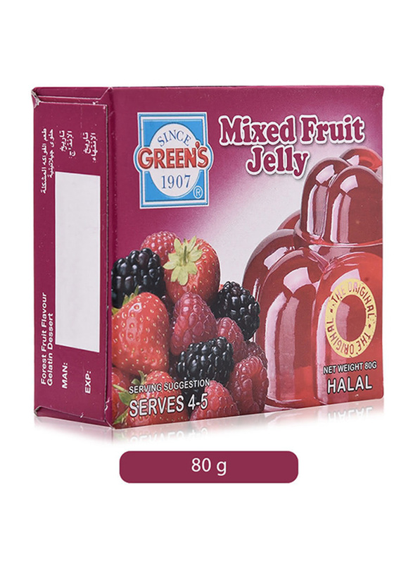 Greens Mixed Fruits Jelly, 80g