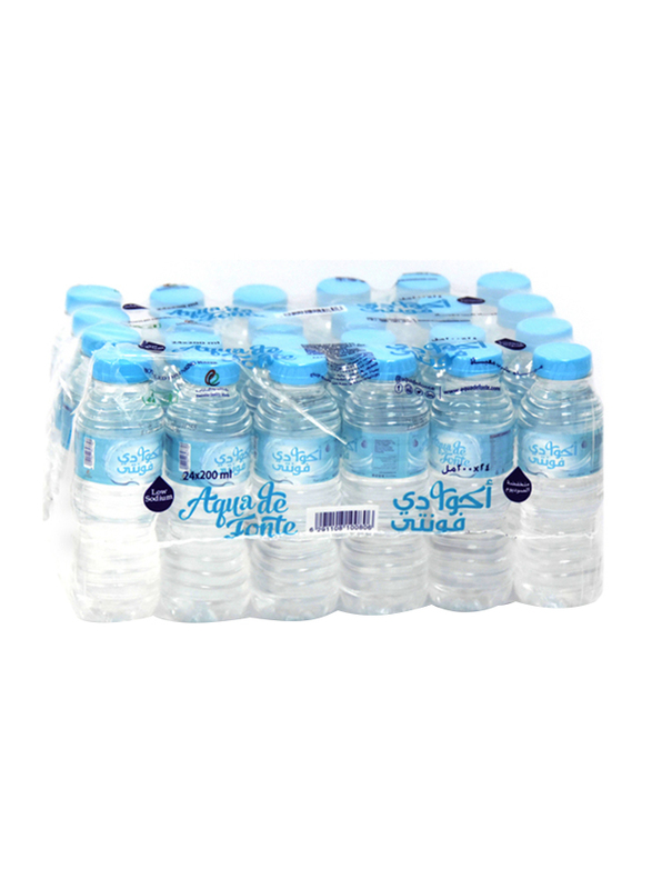 Aqua De Fonte Drinking Water, 24 Bottle x 200ml