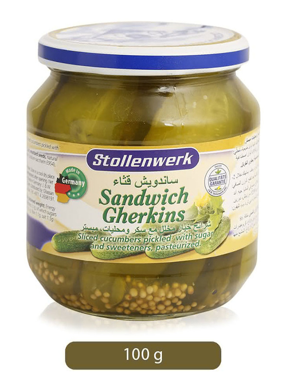 

Stollenwerk Sandwich Gherkins, 530g