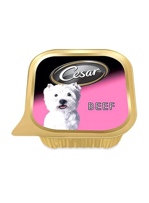 

Cesar Beef Dog Wet Food, 24 x 100g