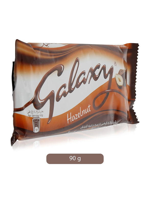 

Galaxy Hazelnut Chocolate Bar, 90g