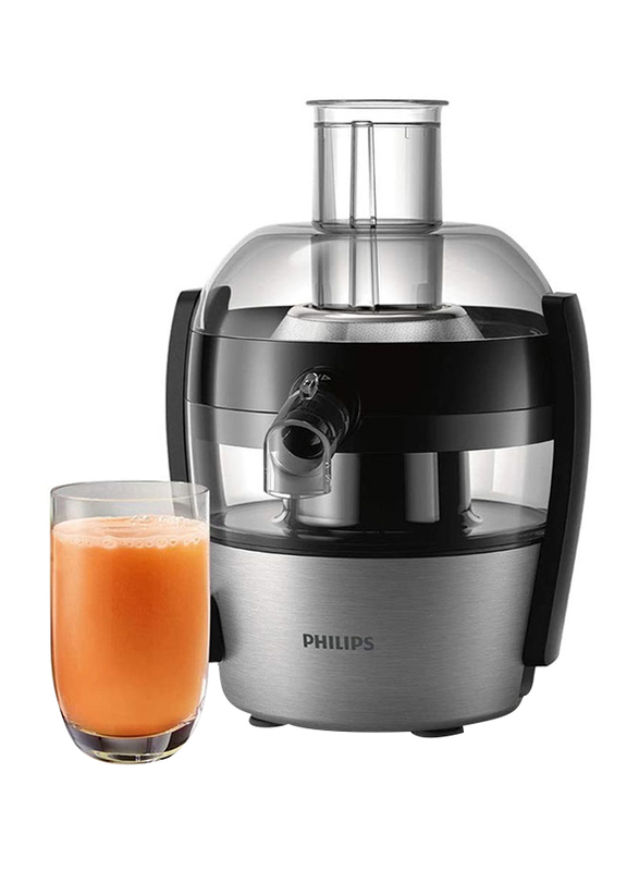 

Philips 1.5L Viva Compact Aluminium Juicer, 500W, HR1836/05, Grey