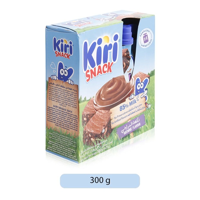 

Kiri Dairy Brownie Flavor Dessert Snack Cream, 4 x 75 g