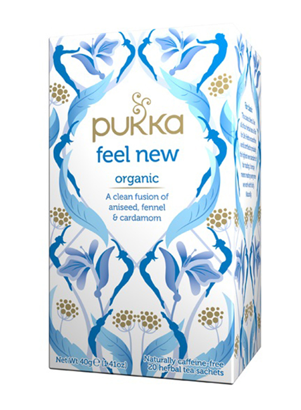 

Pukka Organic Feel New Herbal Tea, 20 Bags x 2g