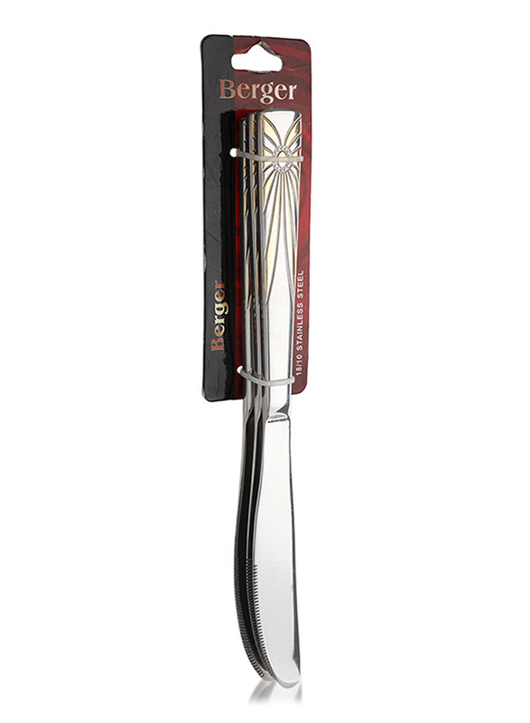 

Churchill 3-Pieces Stainless Steel Dinner Knife Set, Silver