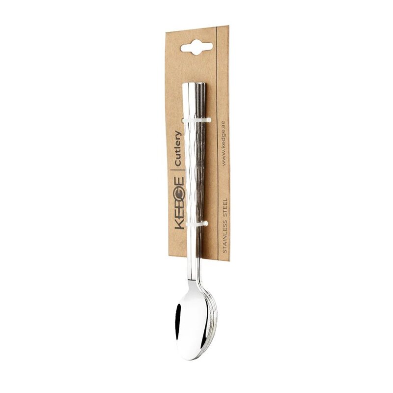 

Kedge 6-Piece Stainless Steel Nairobi Soda Spoon Set, Silver