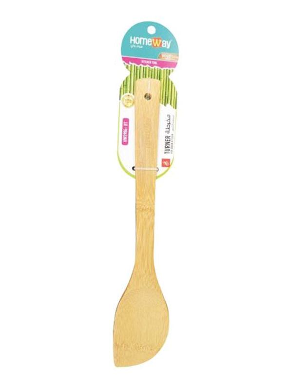 

Homeway Fine Leather Bamboo Turner, Beige