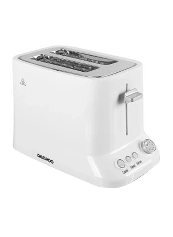 

Daewoo 2 Slice Toaster, 850W, DST-6569, White