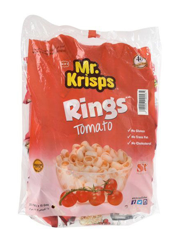 

Mr.Krisps Tomato Rings, 25 Pieces x 15g