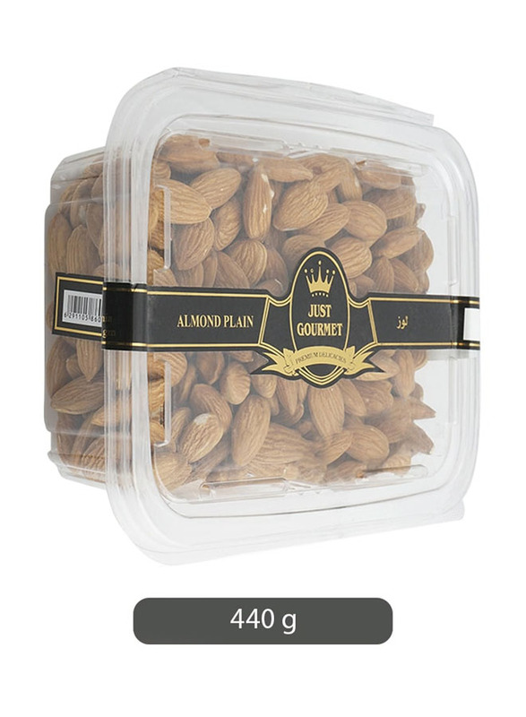 Just Gourmet Plain Almonds, 1 Piece x 440g