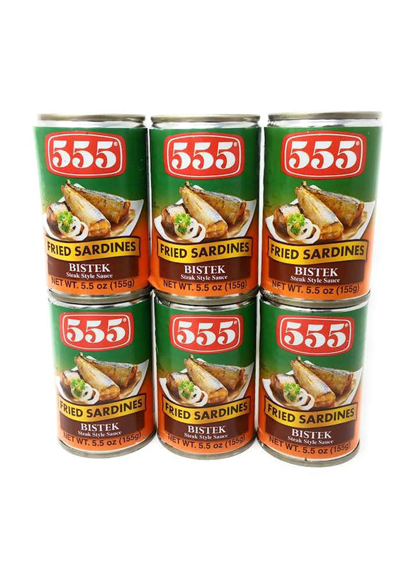 

555 Fried Sardines Bistek Sauce, 155g