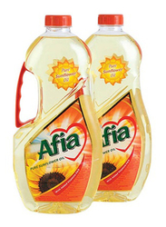 Afia Sunflower Oil, 2 x 1.5 Liter