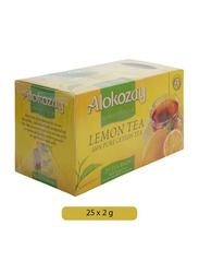 Alokozay Heat Seal Sachets Lemon Tea Bags, 25 Tea Bags x 2g