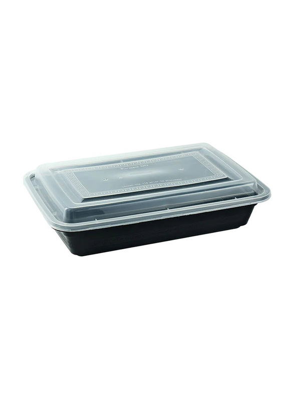 

Union Rectangular Microwave Containers, 6 Pieces, Black