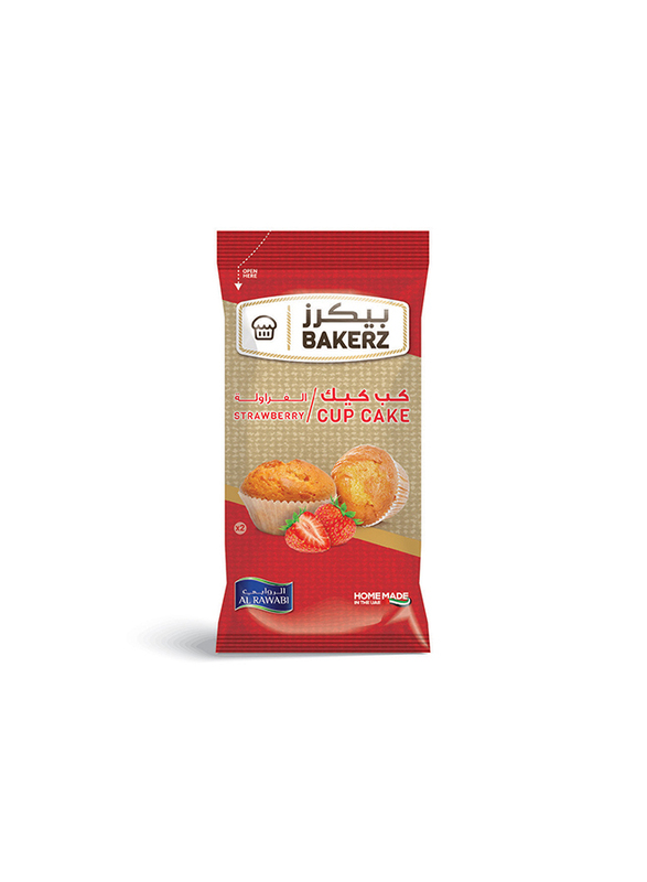 

Al Rawabi Bakerz Strawberry Cupcake, 2 x 30g