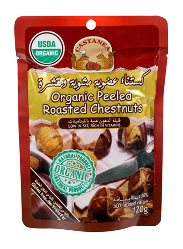 

Castanea Organic Peeled Roasted Chestnuts, 120g