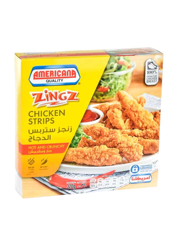 

Americana Zingz Hot & Crunchy Chicken Strips, 320g