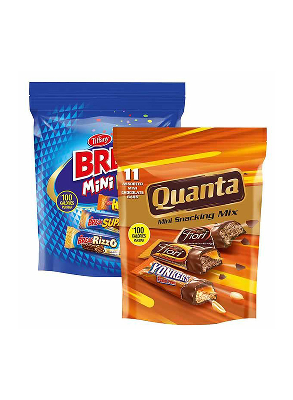 

Tiffany Break Mini + Quanta Snacking Mix Bars, 2 x 210g
