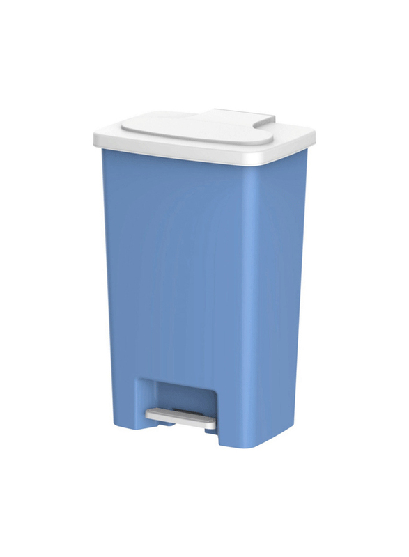 

Cosmoplast Step-On Waste Bin, 50 Litres, Blue