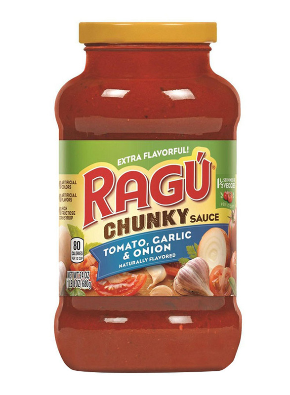 

Ragu Chunky Tomato Garlic & Onion Pasta Sauce, 680g
