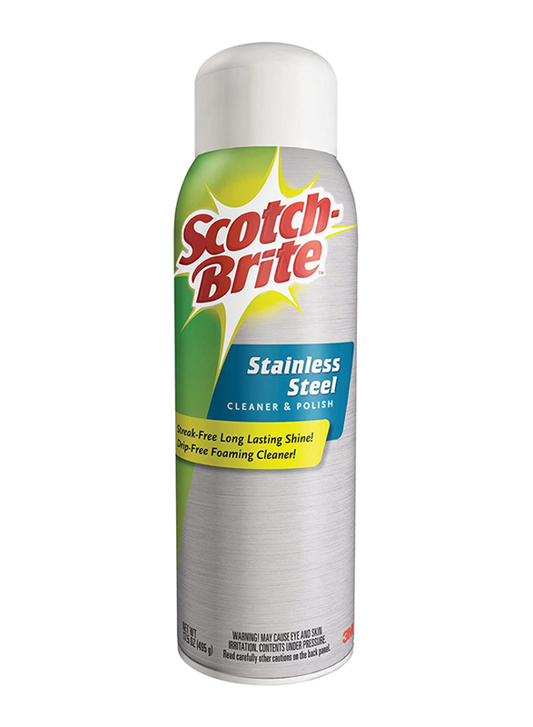 

3M Scotch Brite Stainless Steel Cleaner & Polish, 495g