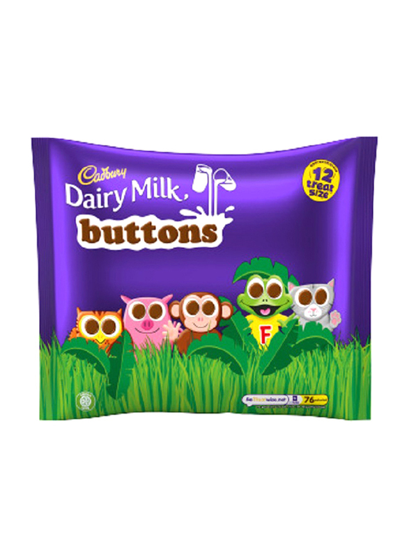 

Cadbury Dairy Milk Buttons Chocolate Bag, 12 Treatsize, 170g
