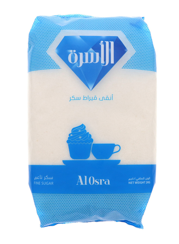 

Al Osra Fine White Sugar, 2 x 2Kg