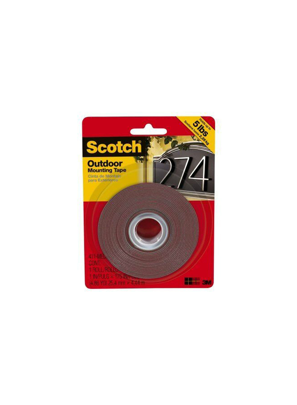 

3M Scotch Medium Outdoor Mounting Tape, Red