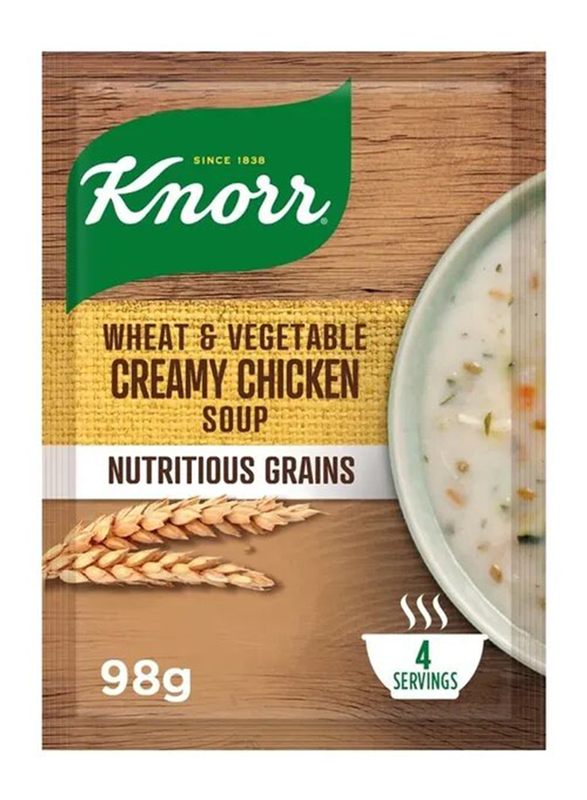 

Knorr Wheat Creamy Chicken Soup, 98g