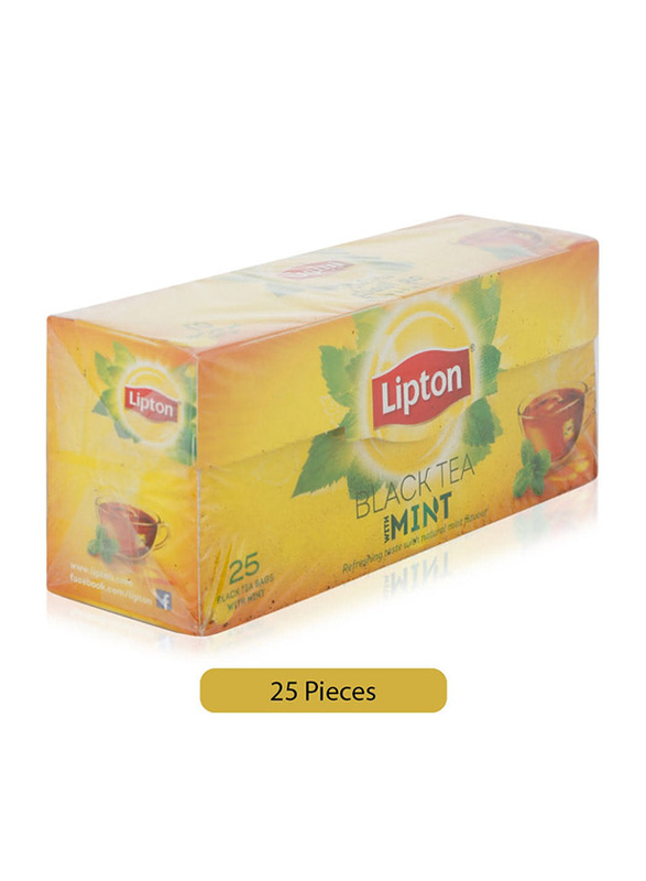 

Lipton Mint Black Tea, 25 Tea Bags x 2.3g