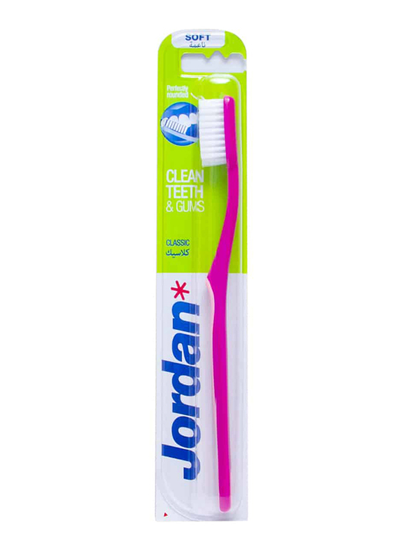 

Jordan Classic Toothbrush, Pink, Soft