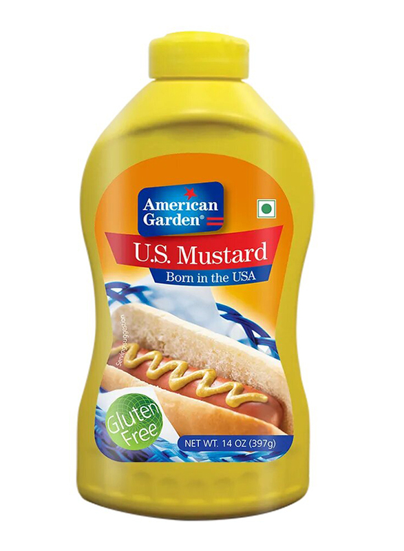 

American Garden Yellow Mustard Squeeze, 397g