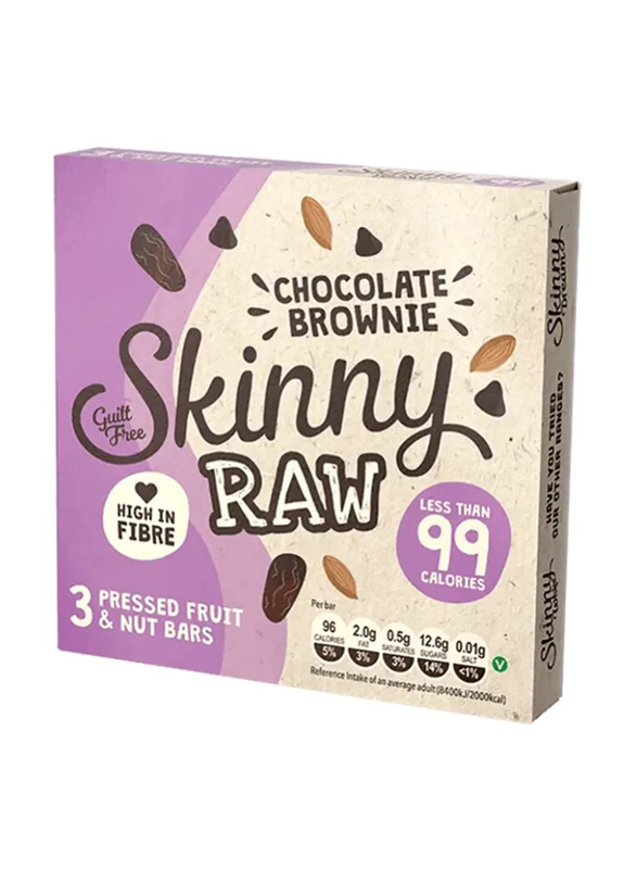 

Skinny Chocolate Brownie Bars, 3 Pieces x 28g