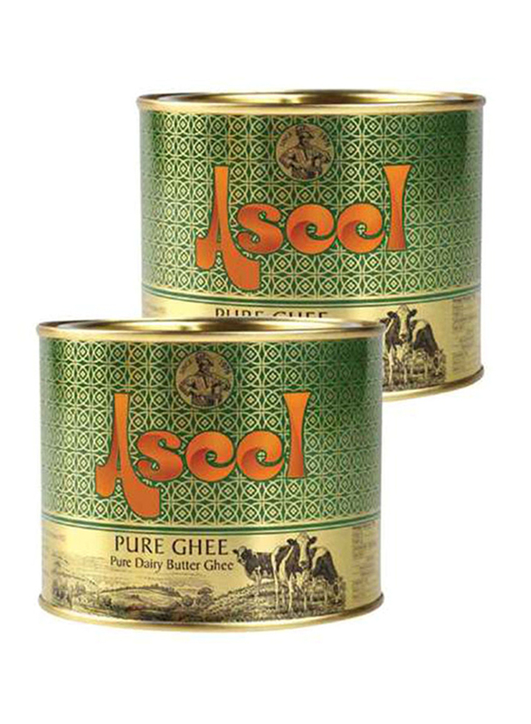 

Aseel Pure Ghee, 2 x 400ml