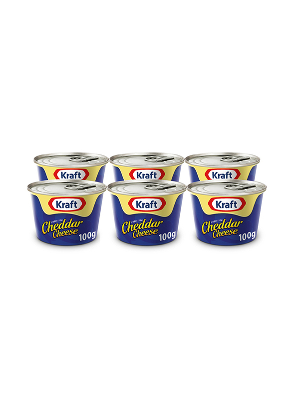 

Kraft Cheddar Cheese Cans, 6 Pieces x 100g