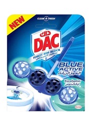 DAC Blue Active Eucalyptus Toilet Rim Block, 50g