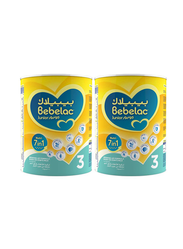 

Bebelac Junior Nutri 7-in-1 From 1-3 Years, Pack of 2, 800gm